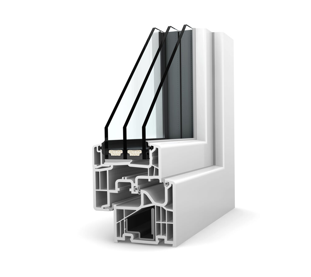 Man sieht ein Rendering von einem Internorm Kunststofffenster